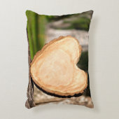 木製ハート アクセントクッション (正面(垂直))