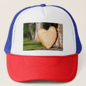 木製ハート キャップ (正面)