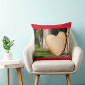 木製ハート クッション (椅子)