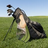 木製ハート ゴルフタオル (グリーン)