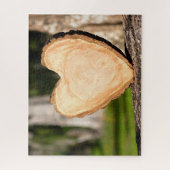 木製ハート ジグソーパズル (縦)