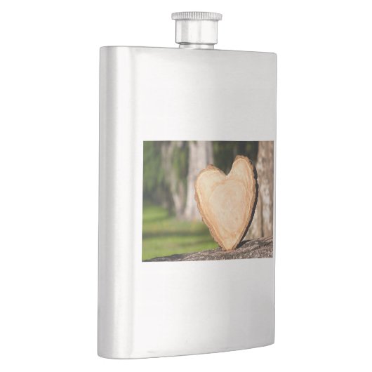 木製ハート フラスク (右)