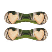 木製ハート 野球ボール (パネル)