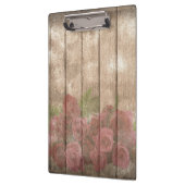 木製バックグランドモダンヴィンテージロマンチック クリップボード (左)
