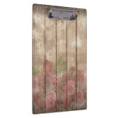 木製バックグランドモダンヴィンテージロマンチック クリップボード (右)