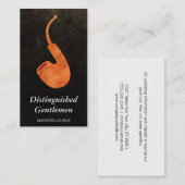 木製パイプ2 | トラディショナル 名刺 (正面/裏面)