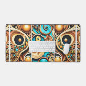 木製パズル デスクマット (キーボード&マウス)