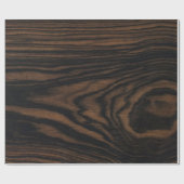 木製パタ素朴ーン ラッピングペーパー (フラット)