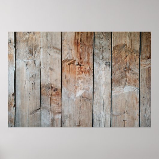 木製パネルのクローズアップ写真 ポスター (正面)