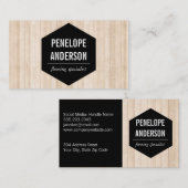 木製パネル 名刺 (正面/裏面)