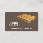 木製パレット 名刺 (正面)