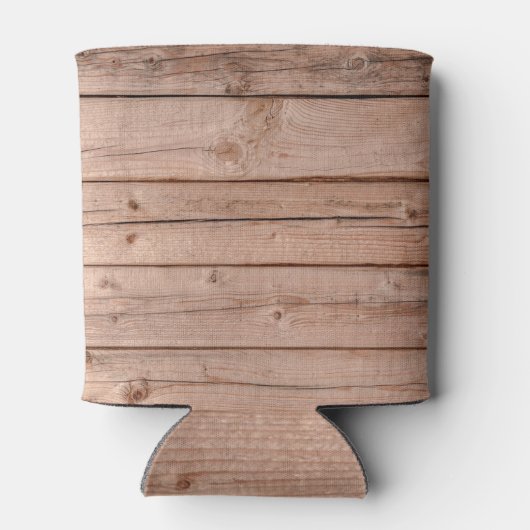 木製パーソナライズされたモノグラ素朴ムクーラーボックス 缶クーラー (裏面)