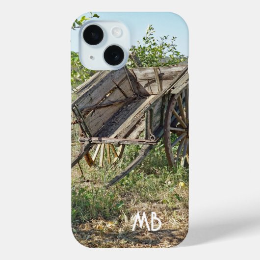 木製パーソナライズされたワゴンの電話ケース Case-Mate iPhoneケース (裏面)
