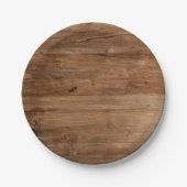木製パーティーシリーズ ペーパープレート (正面)