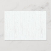 木製ピンクユーカリフローラ結婚披露宴 エンクロージャーカード (裏面)