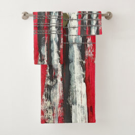 木製ピースタオル バスタオルセット