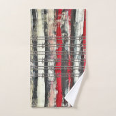 木製ピースタオル バスタオルセット (ハンドタオル)