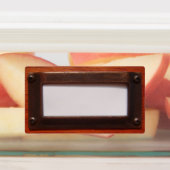 木製ファイルキャビネットラベル ラベル (貼付)