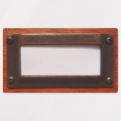 木製ファイルキャビネットラベル ラベル (デザイン2)