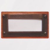 木製ファイルキャビネットラベル ラベル (デザイン1)