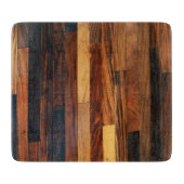 木製フェイク床スラット カッティングボード (正面)