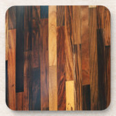 木製フェイク床スラット コースター (正面)