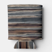 木製フェンスのテクスチカッコいいャ 缶クーラー (裏面)