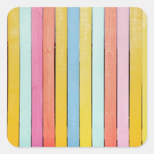 木製フェンススラット スクエアシール (正面)