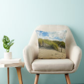 木製フェンス付き砂丘 クッション (椅子)