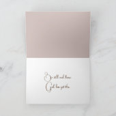 木製フェンス柱の上のフクロウ カード (内部)