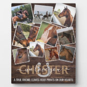 木製フォト10枚 馬のメモリアル フォトプラーク (正面)