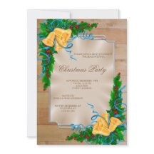 木製フレームのコーナーベル&リボンクリスマス