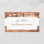 木製フレームデザインインテリア・家具用!bu 名刺 (正面)