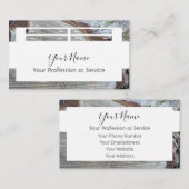 木製フレームデザインインテリア・家具用!bu 名刺 (正面/裏面)