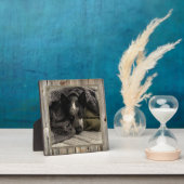 木製フレームフェイク付きスタンド写真HAMbWG フォトプラーク (インサイチュ)