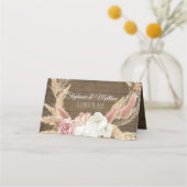 木製フローラパンパスグラステント素朴座席表 プレイスカード