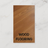 木製フローリング 名刺 (正面)