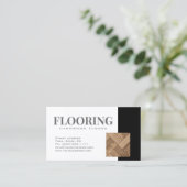 木製フローリング/硬質木材フロアーカクールード 名刺 (スタンド正面)