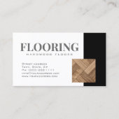 木製フローリング/硬質木材フロアーカクールード 名刺 (正面)