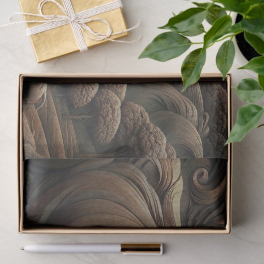 木製ブルデクページティッシュペーパー 薄葉紙 (ギフト)