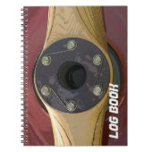 木製プロペラ飛行日誌 ノートブック (正面)