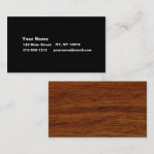 木製ベニヤ名刺 名刺 (正面/裏面)