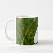 木製ホワイトバタフライバグマグ コーヒーマグカップ (左)