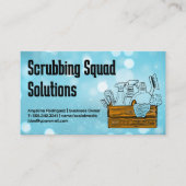 木製ボックスのホームクリーニングツール |メイド 名刺 (正面)