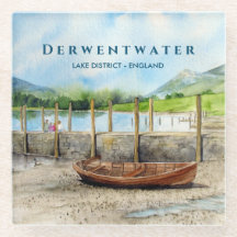 木製ボートのダーウェントウェイレイクディストリクトクンブリア