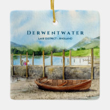 木製ボートのダーウェントウェイレイクディストリクトクンブリア
