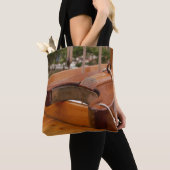 木製ボートブームヨークショルダートート トートバッグ (クローズアップ)