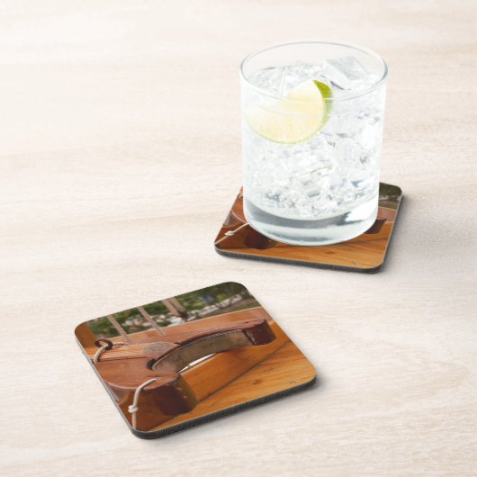 木製ボートブームヨーク懸命プラスチックコースター コースター (右側)