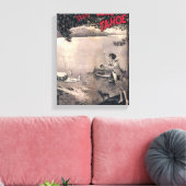 木製ボートポスター キャンバスプリント (インサイチュ (リビング))