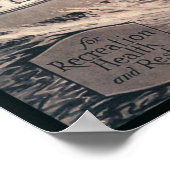 木製ボートポスター ポスター (角)